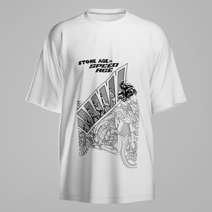 Evolution - Oversized Tshirt - White