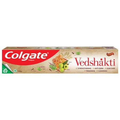 Colgate Vedshakti Toothpaste AntiBacterial Paste for Whole Mouth Health With Neem Clove and Honey 100 g