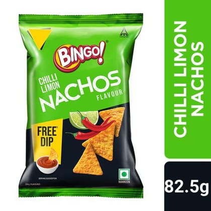 Bingo Nachos  Chilli Limon Flavour 82.5 g Pouch