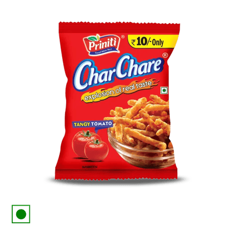Priniti Char Chare Tangy Tomato Sticks, 91 gm Pouch