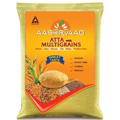 Aashirvaad Whole Wheat Multigrain Atta  Aaow