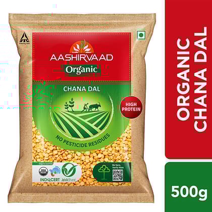 Aashirvaad Nature's Super Foods Organic Chana Dal, 500g