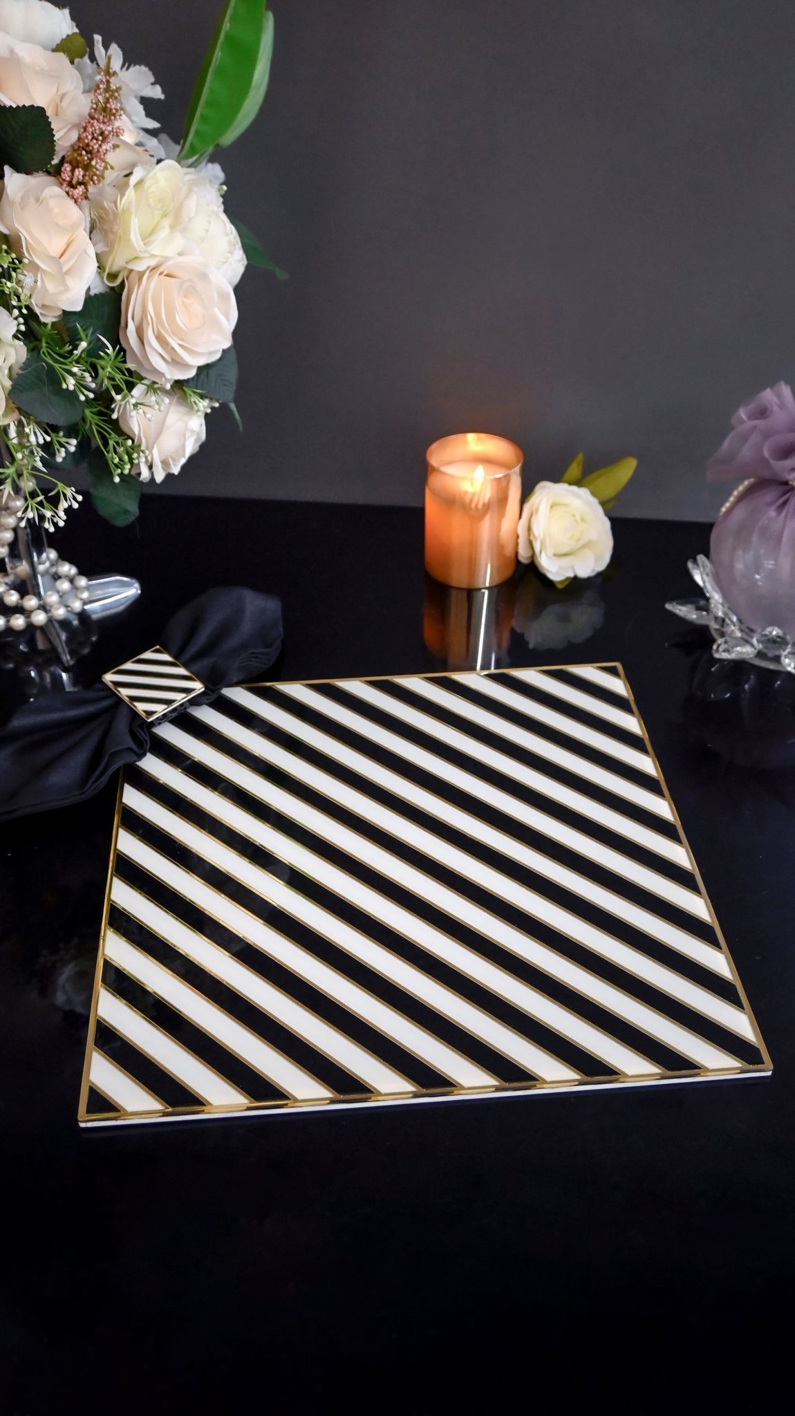 Black & White Zebra: Placemat