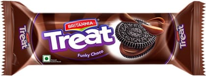 Britannia Treat Chocolate Cream Biscuits, 50 g