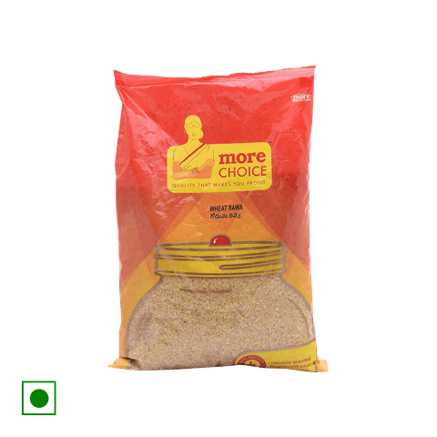 More Choice Wheat Rawa Medium, 500 gm Pouch