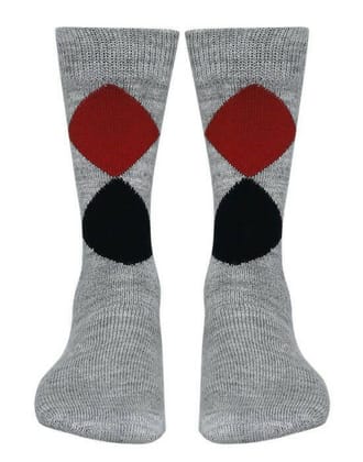 Pure Wool Socks (Diamond Grey)