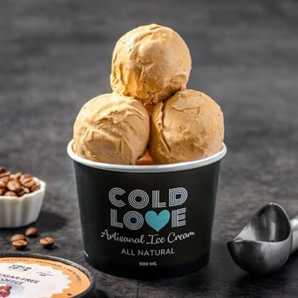 Sugar-Free Coffee Ice Cream [1 Tub, 500 Ml]