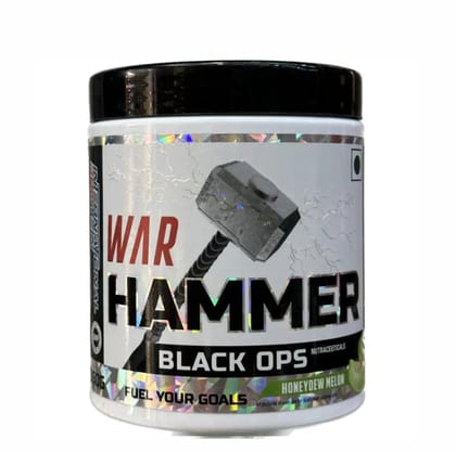 International Protein War Hammer Black OPS Pre Workout-80 Servings / Honeydew Melon
