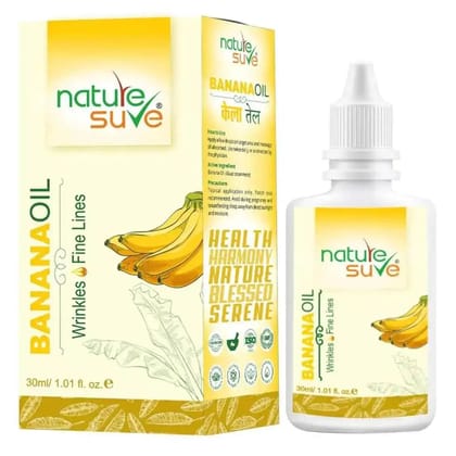 Nature Sure Banana Oil 30ml for Wrinkles and Fine Lines in Men and Women