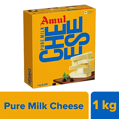 Amul Plain Processed cheese Block 1 KILOGRAM