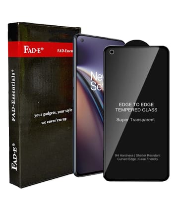 FAD-E Edge to Edge Tempered Glass for OnePlus Nord CE 5G (Transparent)