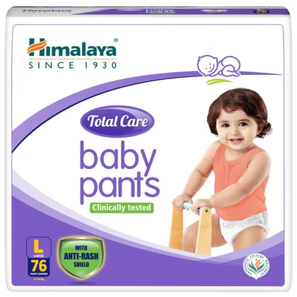 TOTAL CARE BABY PANTS DIAPERS-L-76'S IND 76 no.s