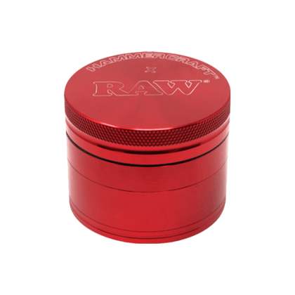 Hammercraft x RAW 4-Piece Grinders - Red-Small