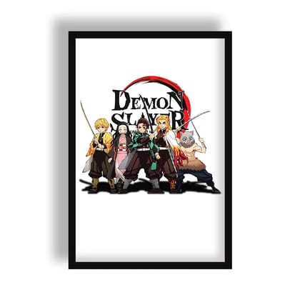 Demon Slayer | Poster | Frame | Canvas-Small (20 x 30 CM) / Poster