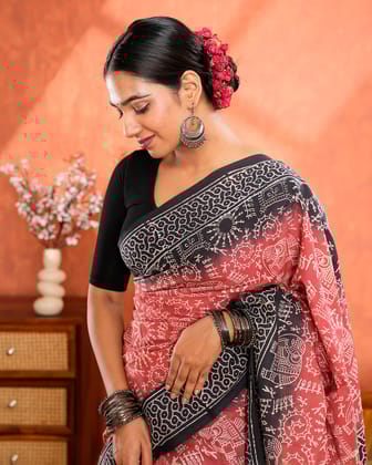 Jaipur Hand Block Print Saree
