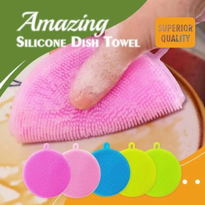 Amazing Silicon Dish Towel-Pack of 5