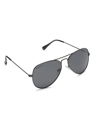 SUNNIES Unisex Black Aviator TAC Polarized Full Rim Metal Frame UV400 Protection Sunglass-SUNNIES-021-C8