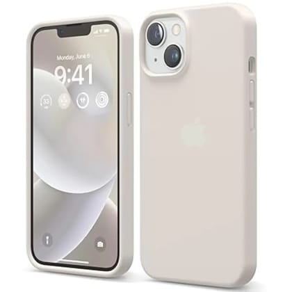 Cream Original Silicone case for Apple iphone 13