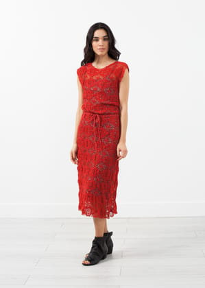 Lace Dress-1 / Red