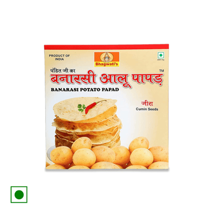 Banarasi Aloo Papad, (Jeera/Cumin Seed), 250 gm Pack