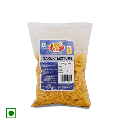 Desi Foodees Namkeen - Garlic Mixture, 200 gm Pack