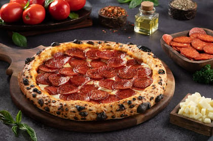 Naples - Double Pepperoni(Pork) Pizza( 15 Inch )