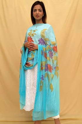 Watercolour Georgette Dupatta