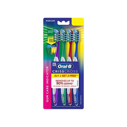 Oral-B Pro health Tooth Brush Gum Care BUY2GET2, 4 Unit Std Pack