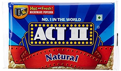 Act Ii Natural Popcorn 33G