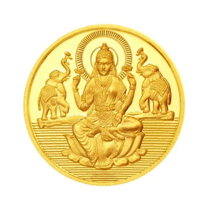 Sri Jagdamba Pearls 1 Gram 24Kt (999) Lakshmi Gold Coin  by SRI JAGDAMBA PEARLS