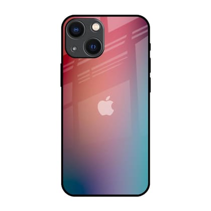 Dusty Multi Gradient Glass Case for iPhone 14 Plus