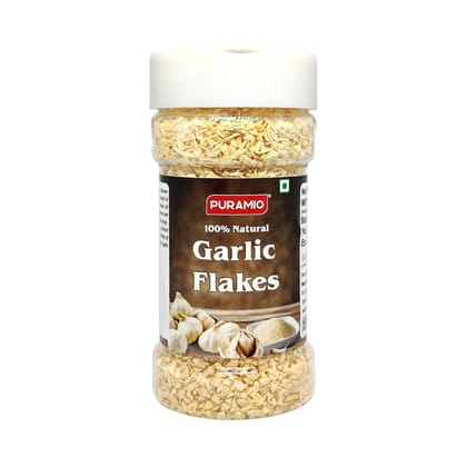 Puramio Garlic Flakes 100% Natural, 80 gm