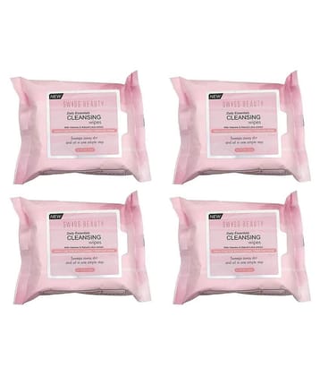 Lenon Beauty Swiss Beauty Wet Wipes ( 120 Pcs ) Pack of 4
