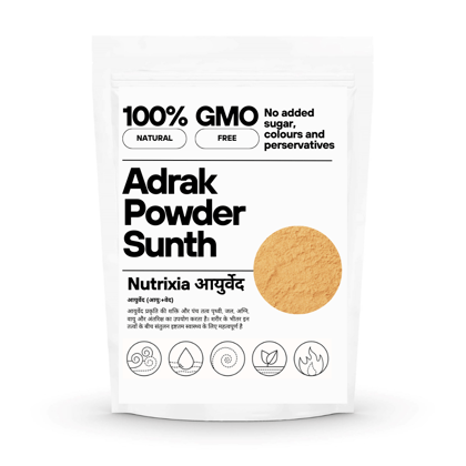 Adrak Powder Sunth churna Sonth Sounth Dry Ginger Sunthi-100 Gms