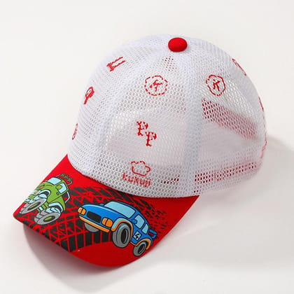 Summer Sun Hats For Boys And Girls-Red