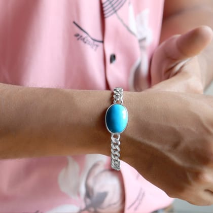 My Hero 925 Sterling Silver Bracelet for Men-8.5"