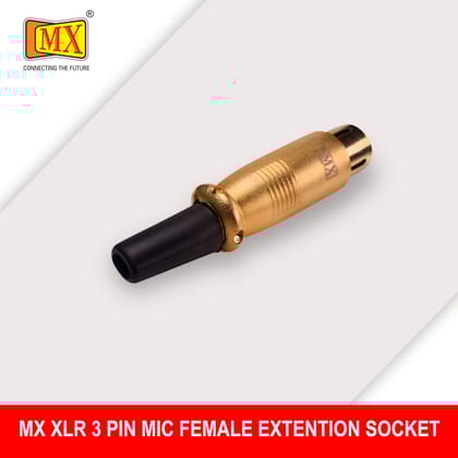 MX MX-1017 3-Pin Female Connector with Pure Gold Plating