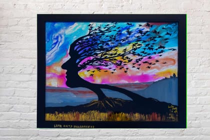 Face Tree Painting