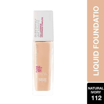 Maybelline New York Super Stay Full Coverage Foundation Natural Ivory 112