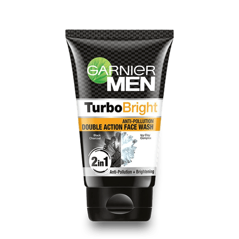 Garnier Men Power White Anti-Pollution Double Action Facewash, 100 gm Tube