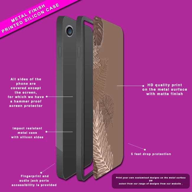 Rainbow Watermarble - Glossy Metal Silicone Case For Poco Models-Poco C55