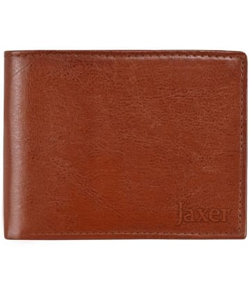 Jaxer Brown Faux Leather Mens Regular Wallet ( Pack of 1 ) - Brown