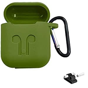 Green Silicone buds case for Boat 141