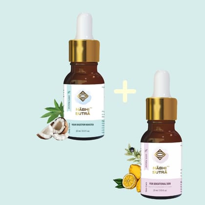 Daily Digestion Dose and Sensational Skin Belly Button Oils-15ml + 15ml