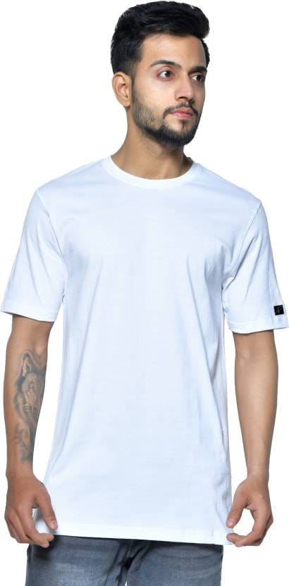 Pack of 2 Men Solid Round Neck Pure Cotton Green, Black T-Shirt
