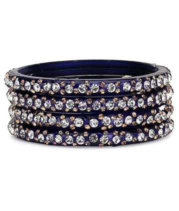 Somil Designer Bridal Glass Bangle/ Kada Set For Party Marriage, And Function, Ornamented, Colorful - None