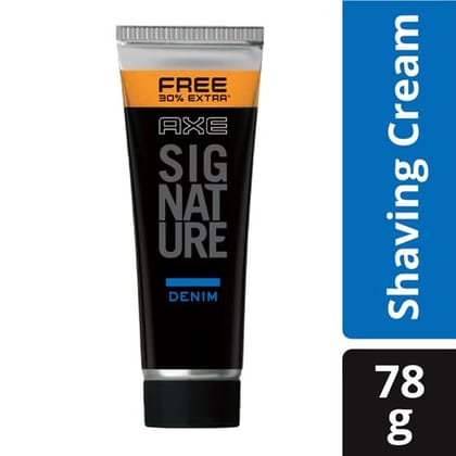 Axe Signature Denim Lather Shaving Cream, 78 gm
