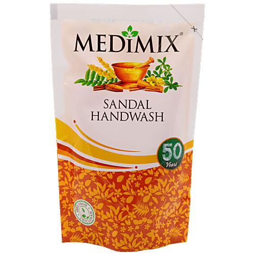 Medimix Handwash - Sandal, Keeping Your Hands Soft & Supple, 200 ml