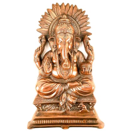 Ganesh Wall Hanging Idol Big | Lord Ganesha Statue Wall Art - For Puja, Home & Main Gate |Religoius & Spiritual Decor for Living Room - 23 Inch