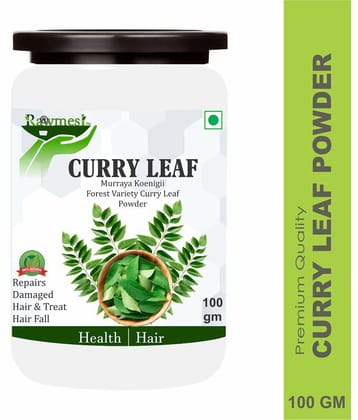 rawmest Curry Leaf Powder For Health, Hair & Skin Care | Edible Powder 200 gm